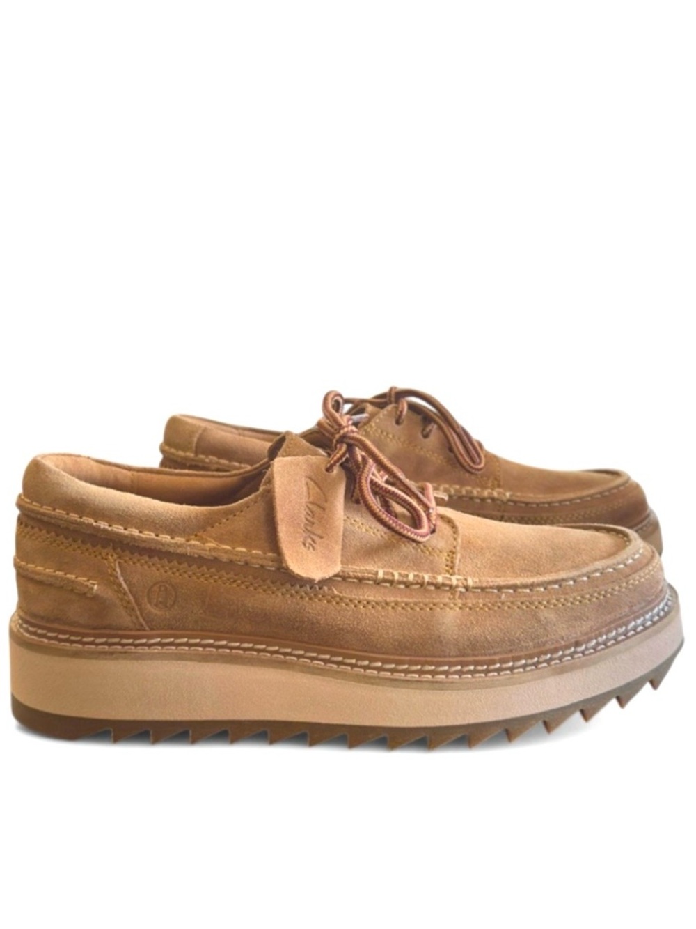 Clarks Clarkhill Lace Suede Boat Shoes Size US 9.5 Men’s (NEW)